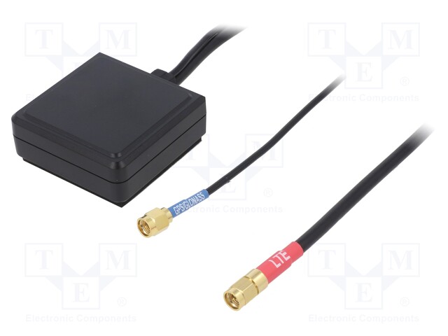 Antenna; GLONASS,GNSS,GPS,GSM,LTE; 3dBi,3.5dBi; 55x55x20mm