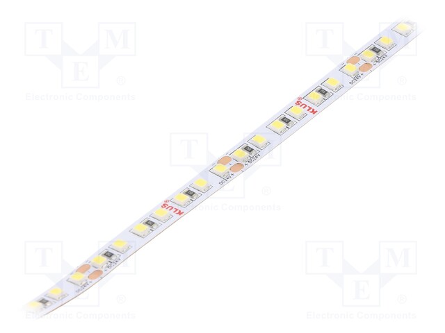 LED tape; white neutral; 24V; LED/m: 140; 8mm; IP20; 120°; 9.6W/m