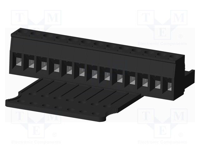 Connector: pluggable terminal block; plug; female; straight; 300V