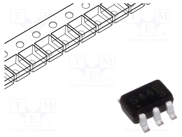 Diode: Schottky rectifying; SMD; 40V; 200mA; SOT363; reel,tape