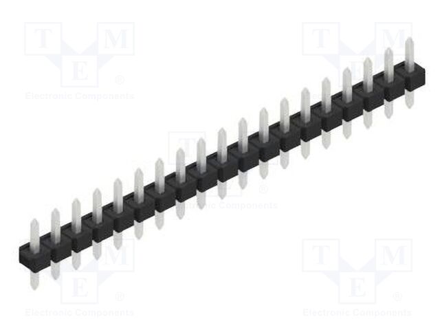 Connector: pin strips; pin header; male; PIN: 19; 2.54mm; THT; 1x19