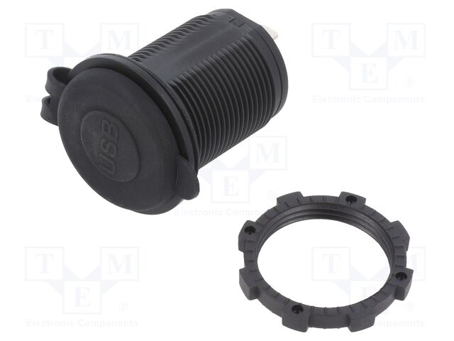 Automotive power supply; USB A socket x2; Sup.volt: 12÷24VDC
