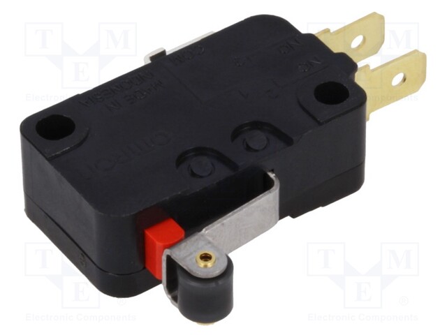 Microswitch SNAP ACTION; with lever (with roller); SPDT; Pos: 2