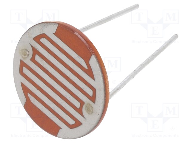 Photoresistor; 500mW; 10÷20kΩ; 560nm; Mounting: THT; ØLED: 20mm