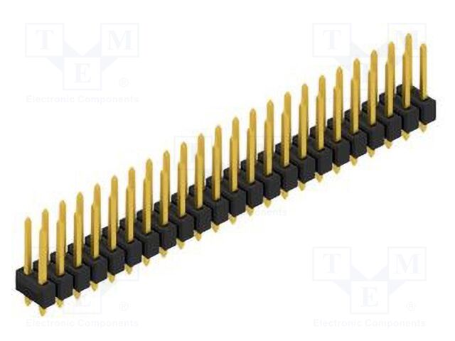 Connector: pin strips; pin header; male; PIN: 46; 2.54mm; THT; 2x23