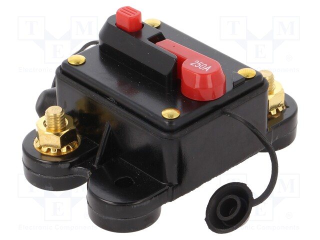 Fuse: automatic; automotive; 250A; black; 12÷48VDC; 78x52x37mm