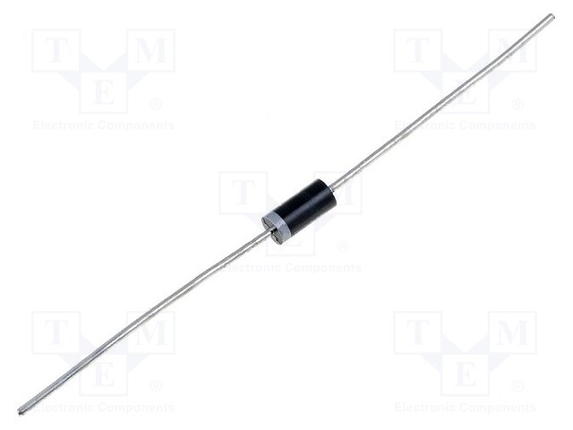 Diode: rectifying; THT; 400V; 1A; Package: Ammo Pack; R1; Ifsm: 30A