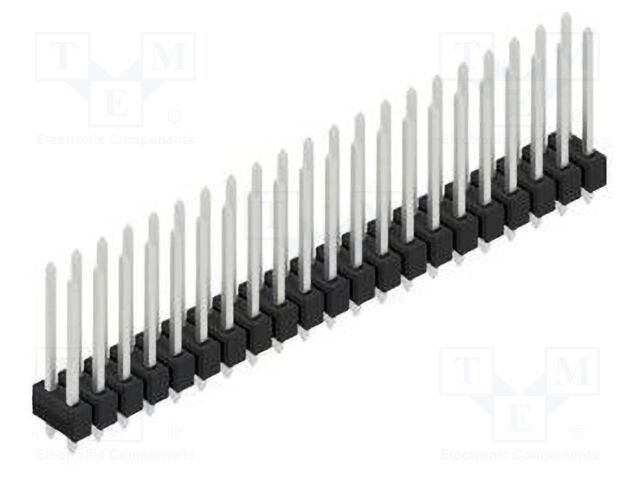 Connector: pin strips; pin header; male; PIN: 42; 2.54mm; THT; 2x21