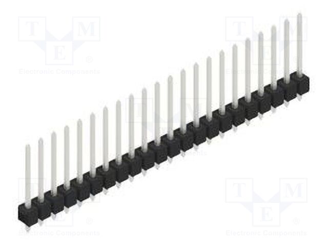 Connector: pin strips; pin header; male; PIN: 22; 2.54mm; THT; 1x22