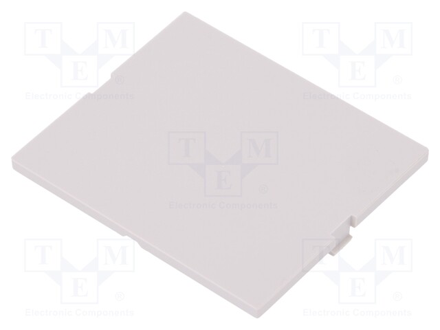 Front panel; without frame,with holder; 3M Modulbox One; grey