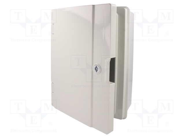Enclosure: wall mounting; X: 221mm; Y: 311mm; Z: 137mm; ABS; grey
