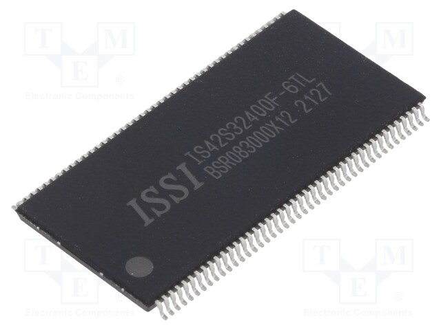 DRAM memory; SDRAM; 4Mx32bit; 166MHz; 6ns; TSOP86 II; 0÷70°C