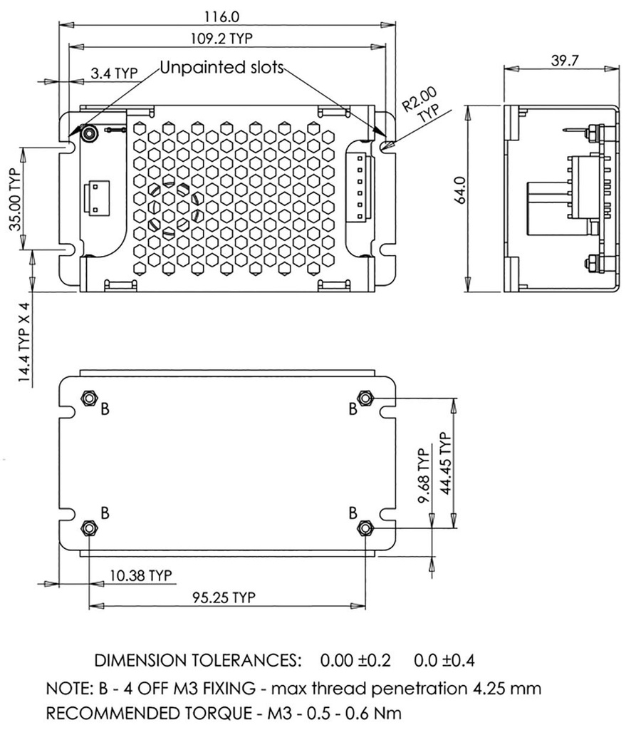 Power supply: switched-mode; open; 100W; 85÷265VAC; OUT: 1; 24VDC