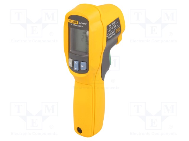 Infrared thermometer; LCD,with a backlit; -30÷600°C; ε: 0,1÷1