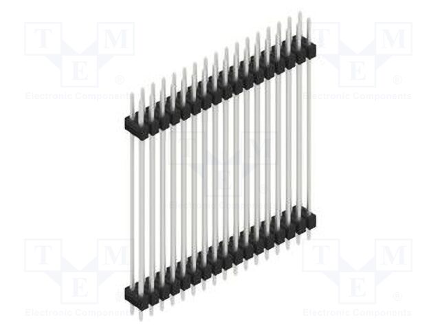 Connector: pin strips; pin header; male; PIN: 34; 2.54mm; THT; 2x17