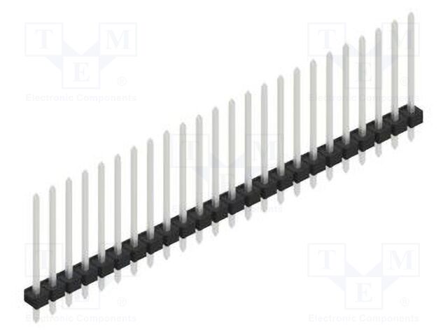 Connector: pin strips; pin header; male; PIN: 24; 2.54mm; THT; 1x24