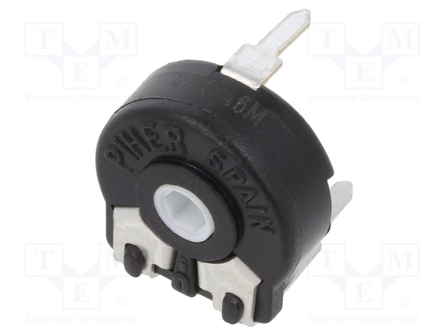 Potentiometer: mounting; single turn,horizontal; 47kΩ; 150mW