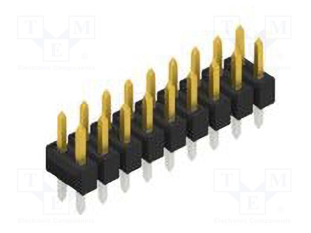 Connector: pin strips; pin header; male; PIN: 18; 2.54mm; THT; 2x9