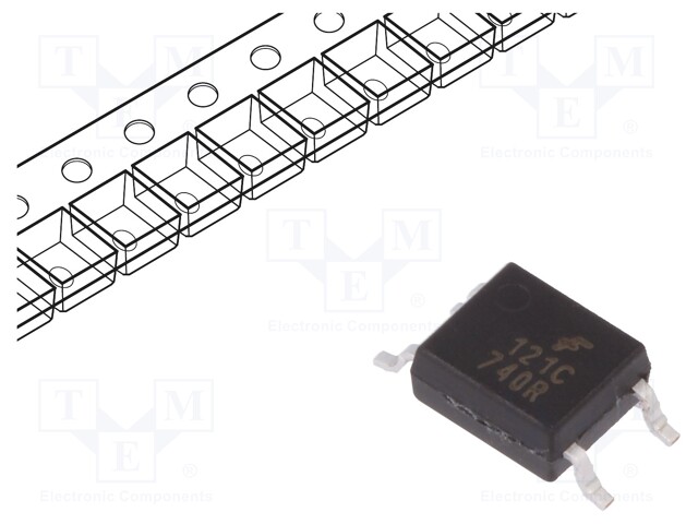 Optocoupler; SMD; Channels: 1; Out: transistor; 80V; Mini-flat 4pin