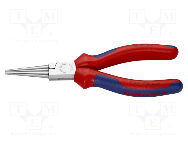 Pliers; flat,elongated; 140mm