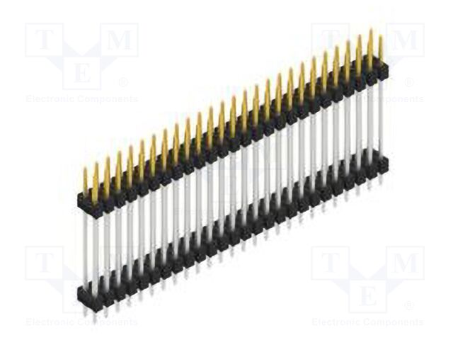 Connector: pin strips; pin header; male; PIN: 52; 2.54mm; THT; 2x26