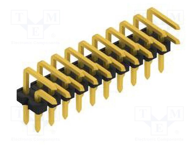 Connector: pin strips; pin header; male; PIN: 20; 2.54mm; THT; 2x10