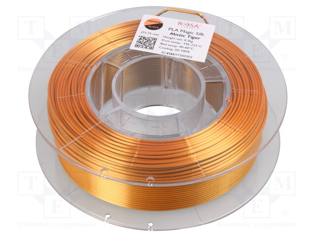 Filament: PLA Magic Silk; 1.75mm; mistic tiger; 195÷225°C; 300g