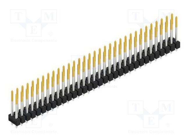 Connector: pin strips; pin header; male; PIN: 64; 2.54mm; THT; 2x32