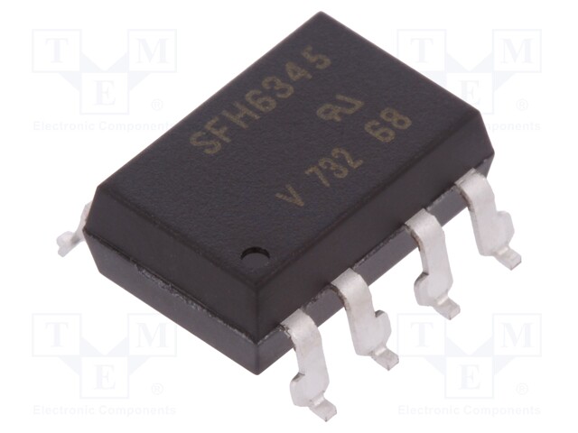 Optocoupler; SMD; Channels: 1; Out: transistor; Uinsul: 5.3kV; 1Mbps