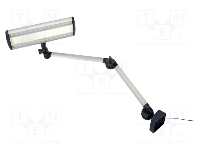 Lamp: bench; 5000K; IP20; TANEO; W: 398mm; 24W; Colour: silver