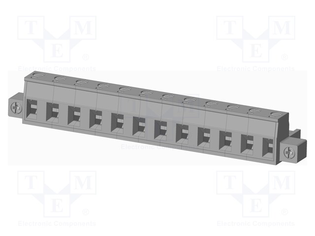 Connector: pluggable terminal block; plug; female; straight; grey