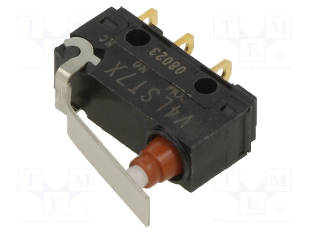 Microswitch SNAP ACTION; 5A/250VAC; with lever; SPDT; ON-(ON)