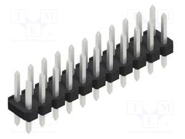 Connector: pin strips; pin header; male; PIN: 22; 2.54mm; THT; 2x11