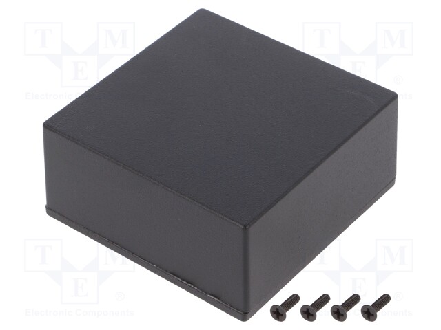 Enclosure: multipurpose; 1590; X: 92mm; Y: 92mm; Z: 38mm; aluminium