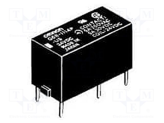 Relay: electromagnetic; DPST-NO; Ucoil: 9VDC; 5A; 5A/250VAC; PCB