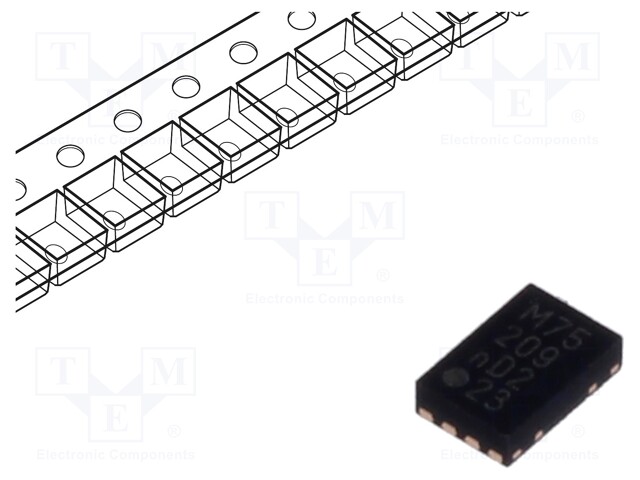 Temperature converter; -55÷125°C; SMD; reel,tape; Interface: I2C