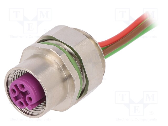 Socket; M12; PIN: 5; female; B code-Profibus; cables; 0.5m