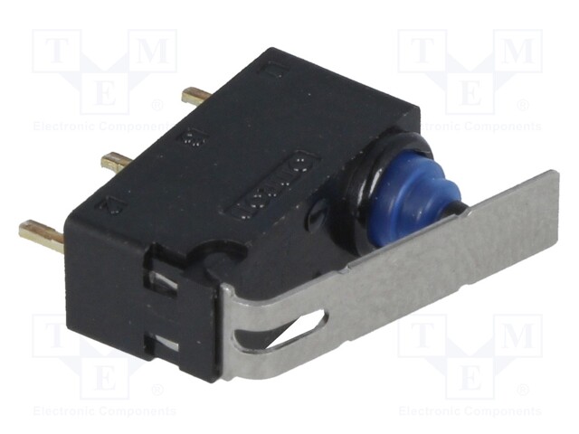 Microswitch SNAP ACTION; with lever; SPDT; 0.1A/125VAC; 2A/12VDC