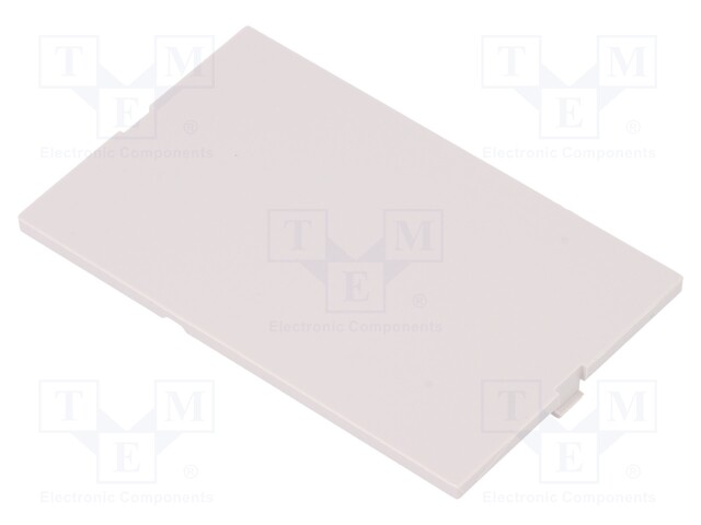 Front panel; without frame,with holder; 4M Modulbox One; grey