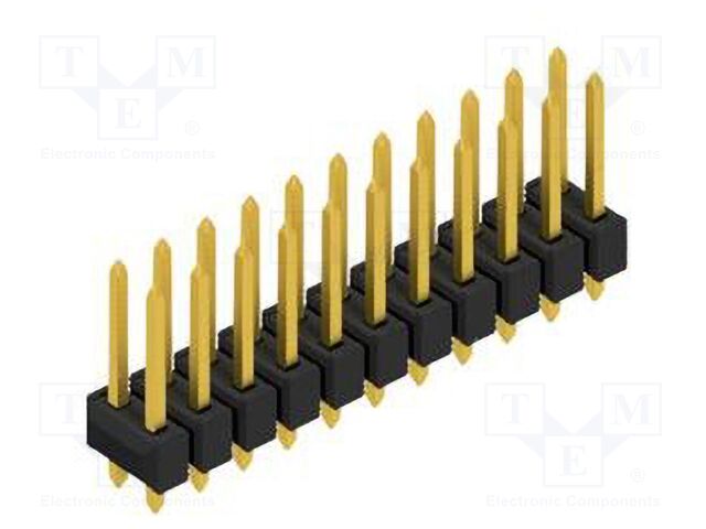 Connector: pin strips; pin header; male; PIN: 22; 2.54mm; THT; 2x11