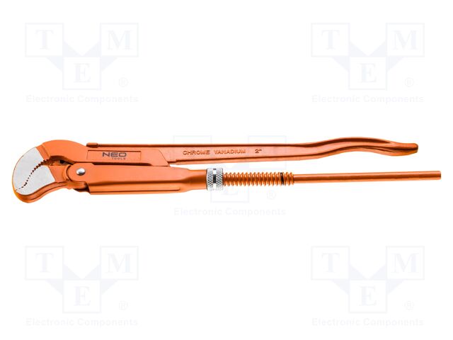 Wrench; adjustable; 2"; Max jaw capacity: 67mm; for pipe gripping