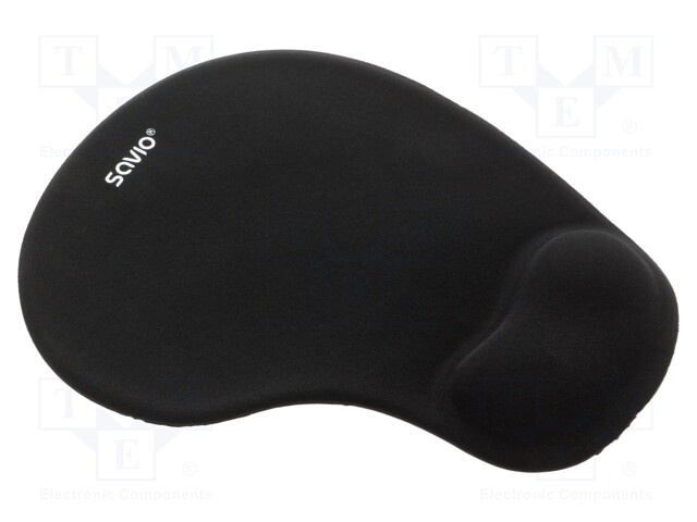 Mouse pad; black; Features: gel