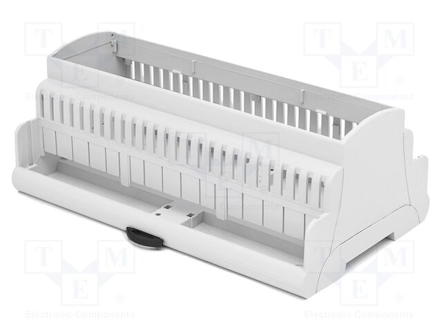 Enclosure: for DIN rail mounting; No.of mod: 9