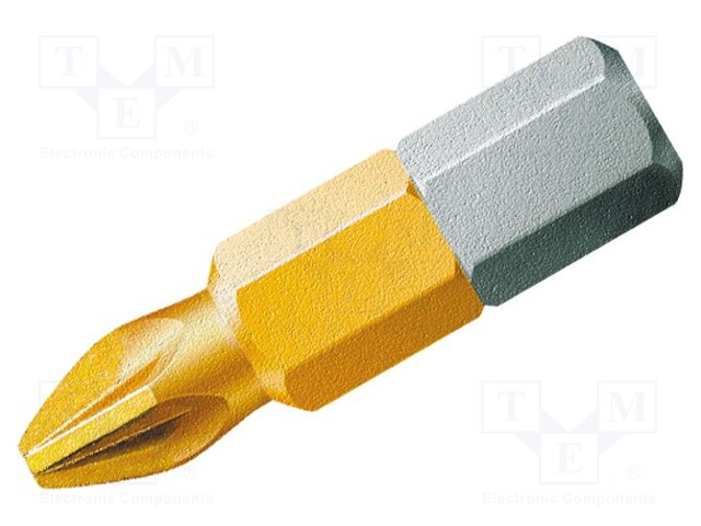 Screwdriver bit; Pozidriv®; PZ3; Overall len: 25mm