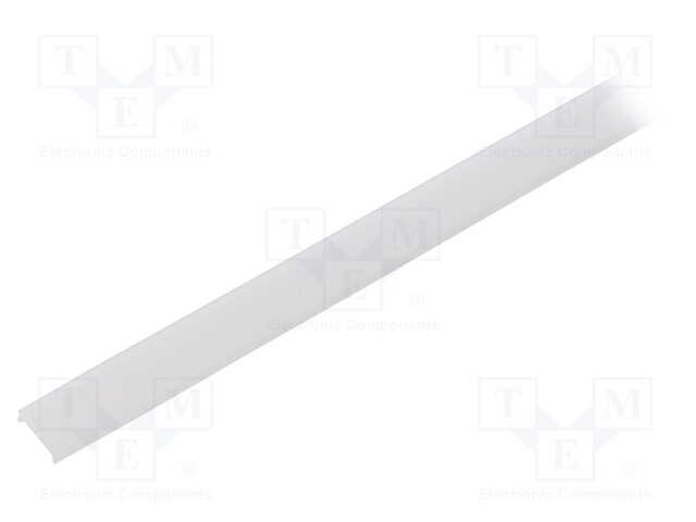 Cover for LED profiles; satin; 1m; LIGER-11; push-in