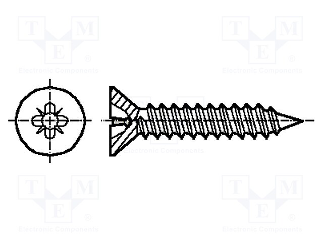 Screw; for wood