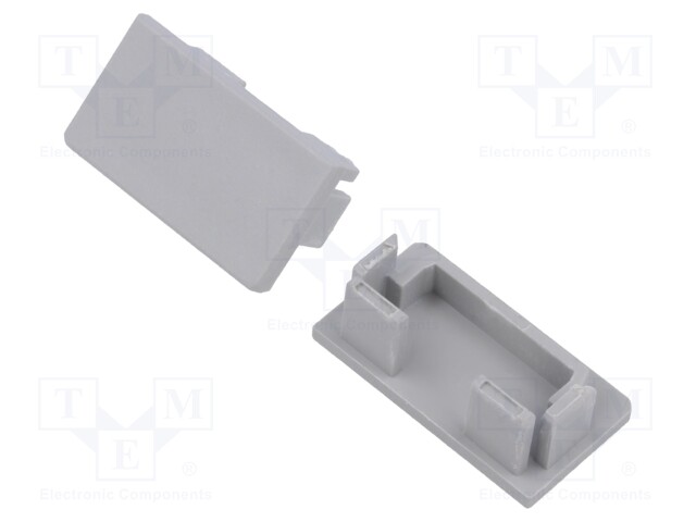 Cap for LED profiles; grey; GIZA-LL,GIZA-LL-T,GIZA-LL-UST