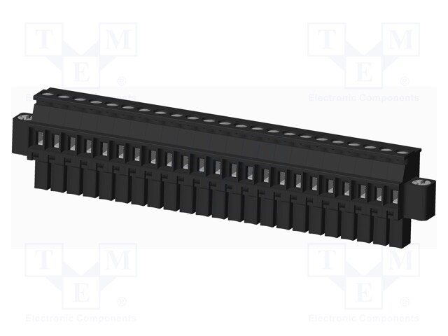 Connector: pluggable terminal block; plug; female; angled 90°