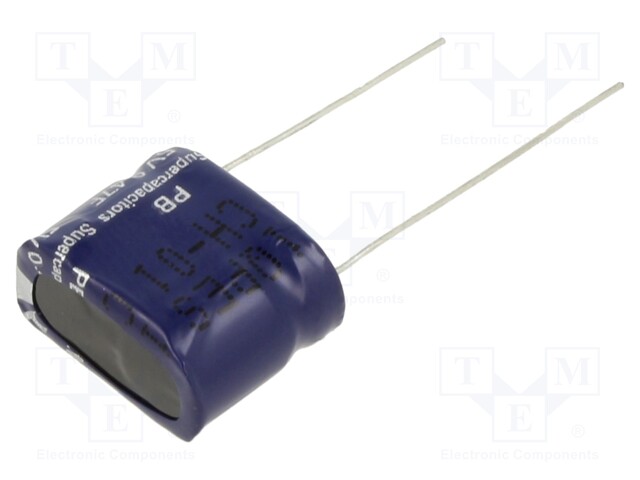 Supercapacitor; THT; 470mF; 5VDC; -20÷80%; Body dim: 8.5x16.8x14mm