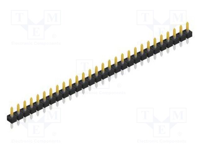 Connector: pin strips; pin header; male; PIN: 28; 2.54mm; THT; 1x28